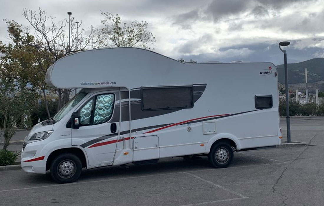 Viajandoconmanuela en Jaén con la autocaravana